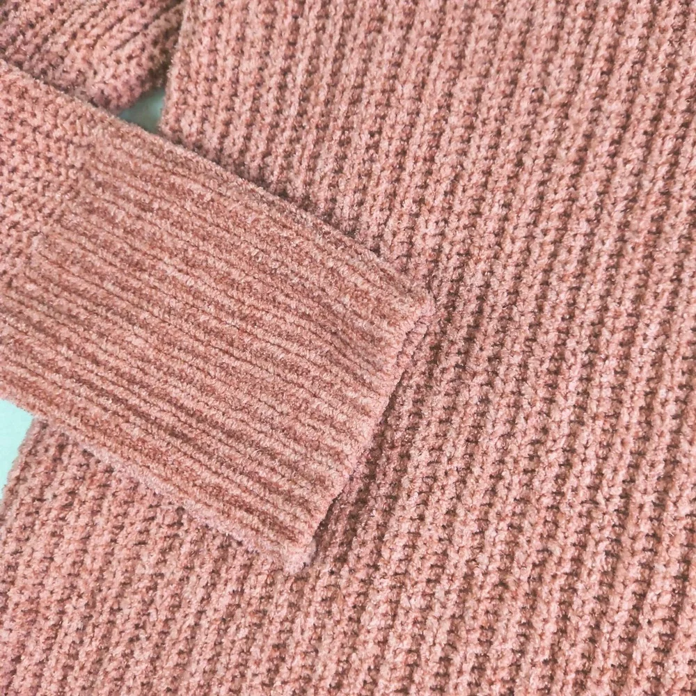 Lucky Brand Chunky Knit Sweater Womens M Pink Raglan Sleeve Casual‎ Cozy